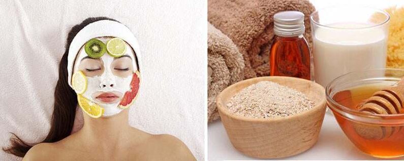 oatmeal and honey mask for rejuvenation