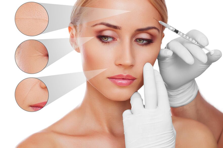 facial skin rejuvenation by injection